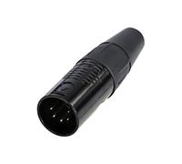 Rean RC5M XLR Connector Plug Straight 5 Pins 1pc