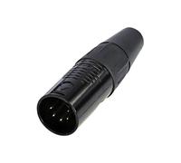 Rean RC5M XLR Connector Plug Straight 5 Pins 1pc