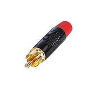 Rean RF2C-B-2 RCA Connector 1pc Gold-Plated Durable Audio Quality