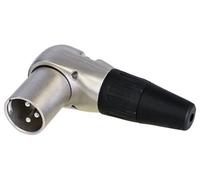Rean - Right Angle / 90 Degree 3 Pole Xlr Plug, Nickel