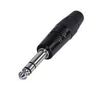 Rean RP3C-BAG 3-Pin Audio Jack Plug 6.35 mm 1pc