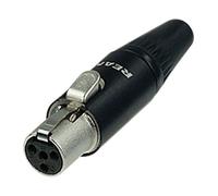 REAN RT4FC-B Female 4 Pin Tiny XLR Line Connector