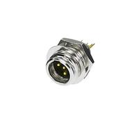 REAN RT4MP Mini 4 Pin XLR Circular Chassis Panel Mount Connector