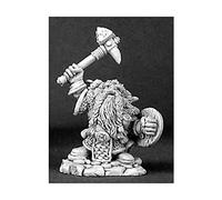 REAPER - Dark Heaven Dwarves Metal Orin Ramhelm, Dwarf Warrior (Oop) - Tabletop Game Miniature - Age 13+
