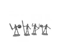 REAPER Dungeon Dwellers Bones - Skeleton Warriors (4 Miniatures, Age 8+)