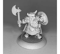 REAPER Dungeon Dwellers: Borin Ironbrow, Dwarf Adventurer, 25mm Miniature, Metal, Fantasy, Age 12+