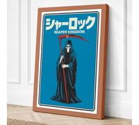 Reaper Kingdom Graphic Canvas Wall Art Print 30x20 Inch (76 x 51 cm)