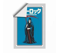 Reaper Kingdom Graphic Unframed Wall Art Print A4 (29.7×21cm), Wall Decor for Living Room, Bedroom, Office & Home, Art Gift