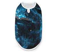 Reaper Madness Smoke Skulls (4) Dog Shirts Patterned Pet Clothes Tank Top Sleeveless T-Shirt for Cats Puppy S