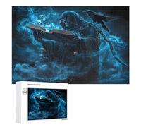 Reaper Madness Smoke Skulls (4) Jigsaw Puzzles for Adult Family Activities Games Home Decor Puzzle 1000 PCS