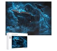 Reaper Madness Smoke Skulls (4) Jigsaw Puzzles for Adult Family Activities Games Home Decor Puzzle 500 PCS