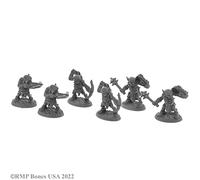 Reaper Miniatures 6 x Goblin PILLAGERS Bones USA Dungeon Dwellers - Tabletop Figurine Role Playing Game Role Games - 7042