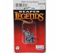Reaper Miniatures Young Wizard Miniature Figure 25mm Heroic Scale Reaper Bones USA