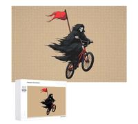 Reaper Ride Or Die Low Rider Jigsaw Puzzles for Adult Family Activities Games Home Decor Puzzle 1000 PCS