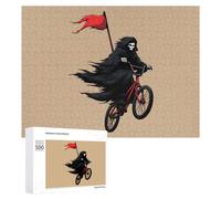 Reaper Ride Or Die Low Rider Jigsaw Puzzles for Adult Family Activities Games Home Decor Puzzle 500 PCS