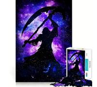 Reaper Silhouette Galaxy 1000-piece Puzzle for Teenagers Mind Exercise Toy Mind Calm Design Assembly Cherished Gift (38x26cm)