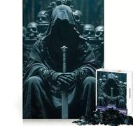 Reaper Sword Throne Dark Jigsaw Puzzles for Teenagers 1000 Pieces Recall Boost Gentle Relax Smooth Cut Stylish Gift (50x75cm)