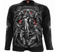 REAPER'S DOOR - Longsleeve T-Shirt Black Spiral Black L