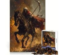 Reapers Ride Jigsaw Puzzles for Adults1000 Pieces Smart Game Quiet Calm Pattern Assembly Amazing Present (50x75cm)