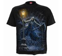 REAPING IN THE RAIN - T-Shirt Black Spiral Black L