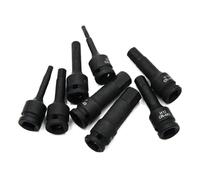 Reapyyt 1/2Inch Impact Hex Socket Drill Bit 12.5mm H5-H19 Hex Key Wrench Socket Bit Impact Wrench Socket Adapter
