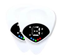 Reapyyt 2 in 1 Guitar Tuner and Guitar Pick, Led Screen Digital Guitar Pick, Functional Folk Guitar Ukulele Tuner Guitars Gifts