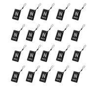 Reapyyt 20Pcs NFC Tags Lable Ntag213 13.56mhz Smart Card for All NFC Enabled Phone Smart Business Card NFC 42x26mm Black