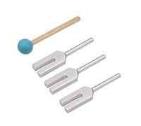 Reapyyt 4Pcs/Set Aluminum Alloy Angel Crystal Tuning Fork 4096Hz/4160Hz/4225Hz Energy Tuning Fork