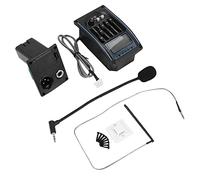 Reapyyt 5 Bands Acoustic Guitar Pickup EQ Preamp LCD Tuner Equalizer with Mic LC-5