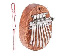 Reapyyt 8 Key Mini Kalimba Exquisite Finger Thumb Piano Marimba Musical Good Accessory Pendant Gift