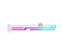 Reapyyt ARGB 5V 3PIN Graphics Card Bracket Adjustable Height ARGB AURA SYNC Computer Graphics Card VGA Bracket White