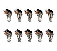 Reapyyt Guitar Effects Pedal Box Momentary SPST Button Stomp Foot Switch Push Button Pack of 10