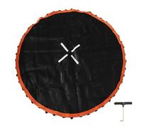 Reapyyt Trampoline Mat, for 8 Ft Frame, with 48 V-Rings, Trampoline Replacement Mat, Reinforce, UV-, with Spring Hook