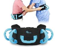 REAQER Transfer and Walking Gait Belt with 7 Handles for Patient Care Secure Aide Transfer Sling - Pediatric, Elderly, Occupational & Physical Therapy(Adjustable Waist Circumference:31"~51")…
