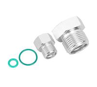 Rear A/C Block Off Kit Fit for Suburban 1996-1999 - Fixes Leaks, Easy 10 Minute Install, Keeps Front AC, M16 x 1.5m/4.9ft & M27 X 2m/6.6ft Threads