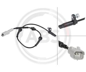 Rear ABS Sensor, wheel speed fits Peugeot 3008 MPV (0U_) HDi Hybrid4