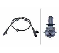 Rear ABS Wheel Speed Sensor Fits Ford Fiesta B-Max Hella 6PU 358 252-021