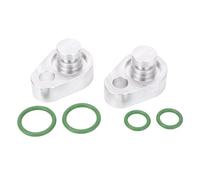 Rear AC Block Off Kit, Rubber Aluminum AC Elimination Auxiliary Blockout Set for Explorer 2010-2018, Improve Front AC Efficiency with Rear Air Conditioning Block Off Cap