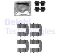 REAR ACCESSORY KIT DISC BRAKE PAD FITS: HYUNDAI I20 I 1.4 CRDI/1.2/1.4/1.6/1.