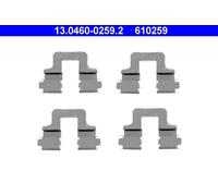REAR ACCESSORY KIT DISC BRAKE PAD FITS: VW CADDY III BOX BODY/MPV 1.9 TDI 4MO