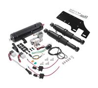 Rear Air Ride Suspension Kit & Air Tank - Fits Harley Davidson Touring 1994-2025 Bagger Road King Road Glide Street Glide Electra Glide Ultra Limited