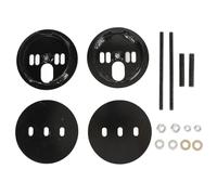 Rear Air Suspension Bracket Kit Heavy Duty Metal Air Ride Mounting Brackets Direct Fit Replacement for C10 C20 C15 1/2 Ton Trucks 1960 1972 16PCS