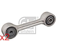 Rear Aluminium Stabiliser Rod Strut FEBI x2 pcs Fits BMW Z1 E23 E24 33551126932