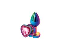 Rear Assets - Multicolor Heart - Small - Pink