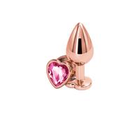 Rear Assets - Rose Gold Heart - Medium - Pink