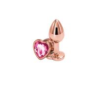 Rear Assets - Rose Gold Heart - Small - Pink