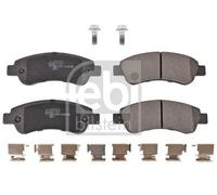 REAR AXLE 16814 BRAKE PAD SET, DISC BRAKE FEBI BILSTEIN