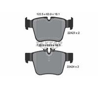 REAR AXLE 2242301 BRAKE PAD SET, DISC BRAKE TEXTAR