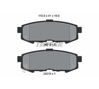 REAR AXLE 2421501 BRAKE PAD SET, DISC BRAKE TEXTAR