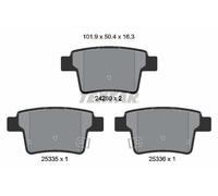 REAR AXLE 2426001 BRAKE PAD SET, DISC BRAKE TEXTAR